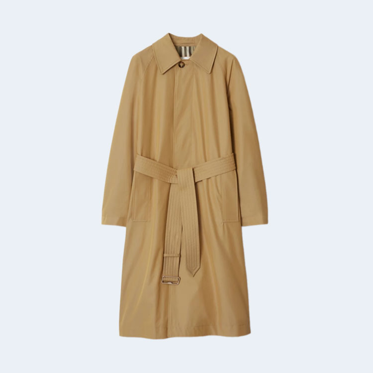 버버리 롱 코튼 카 코트