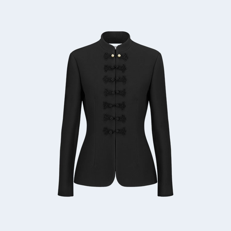 디올 브랜덴버그 울 실크 자켓