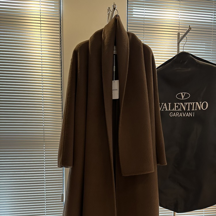 발렌티노 캐시미어 트렌치 코트