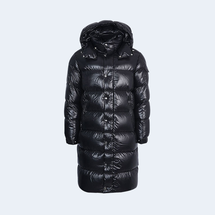 몽클레어 하노버리안 블랙 롱 패딩 자켓