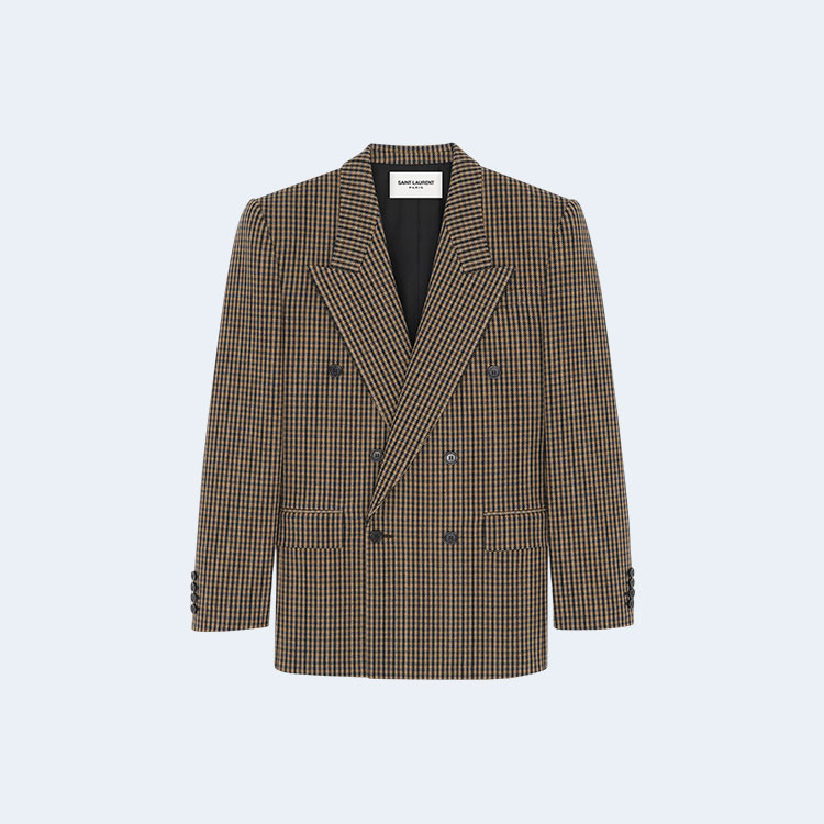 생로랑 비시 울 오버사이즈 자켓