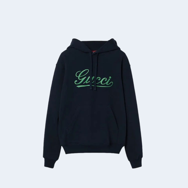 구찌 코튼 후드 스웨트셔츠