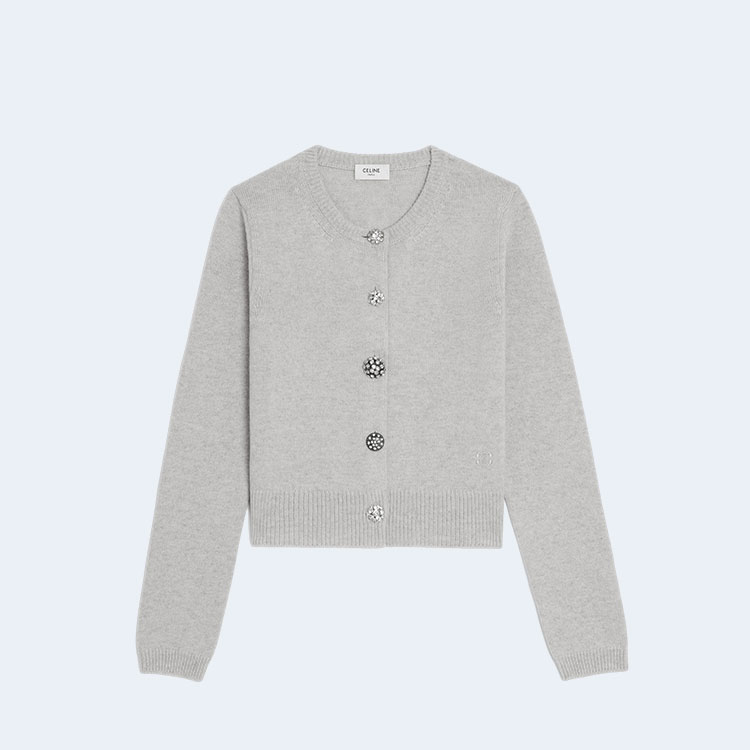 셀린느 헤리티지 캐시미어 트리옹프 가디건
