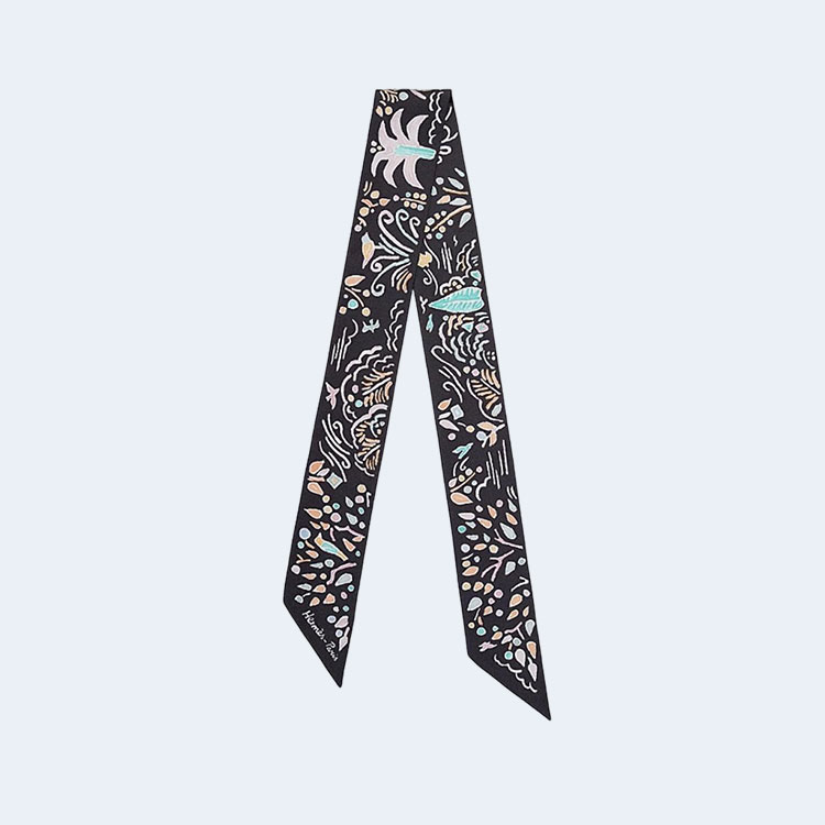 에르메스 Isola Di Primavera 트윌리 블랙