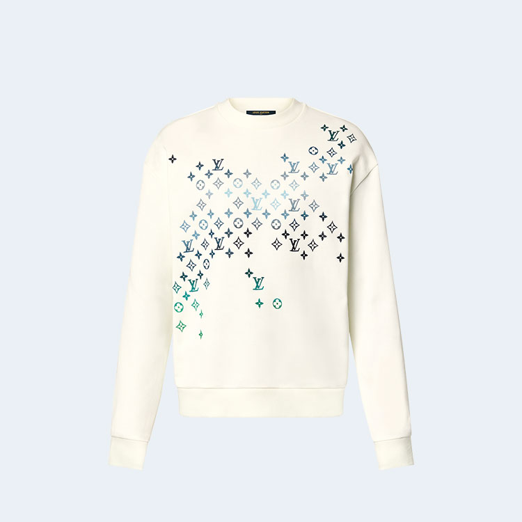 루이비통 엠브로이더드 코튼 스웨트셔츠 1AFBWF