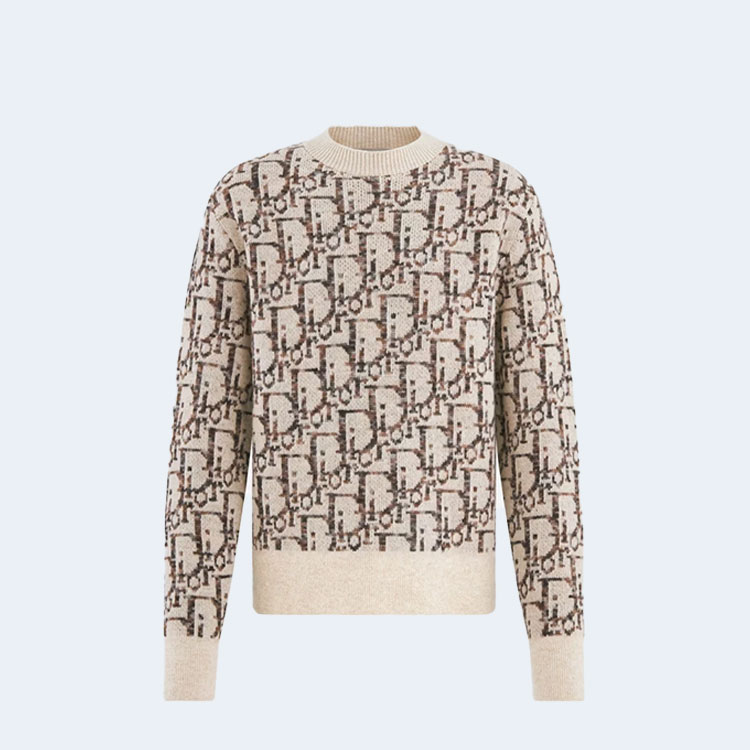 디올 오블리크 울 자카트 스웨터