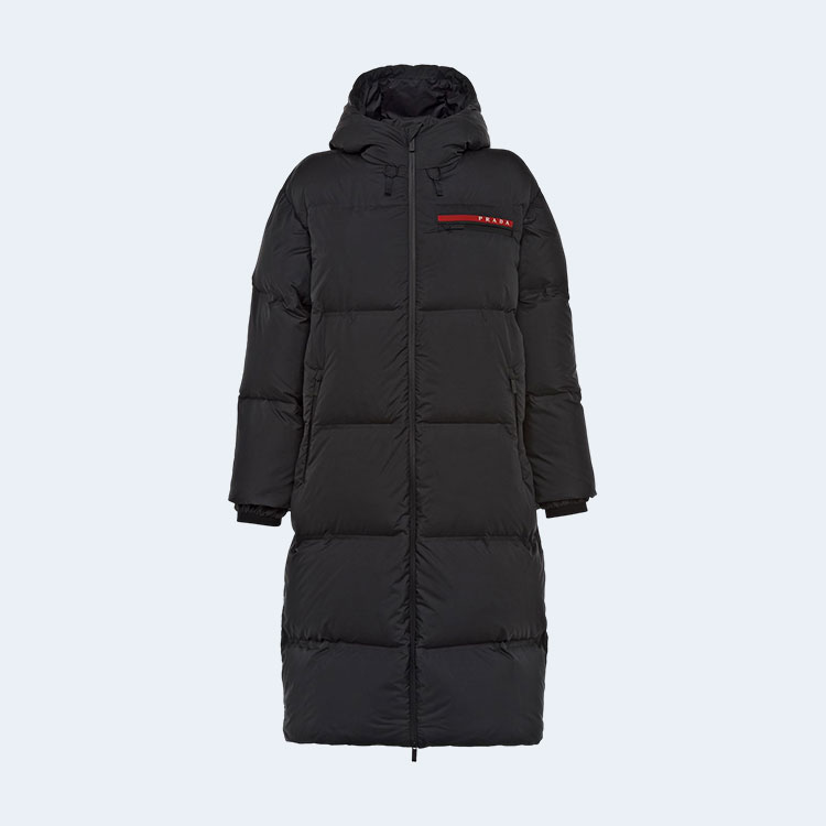 프라다 테크니컬 패딩 코트