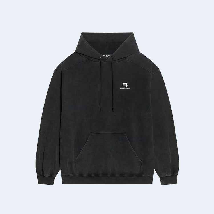 발렌시아가 스포티 B 미디엄 핏 후디