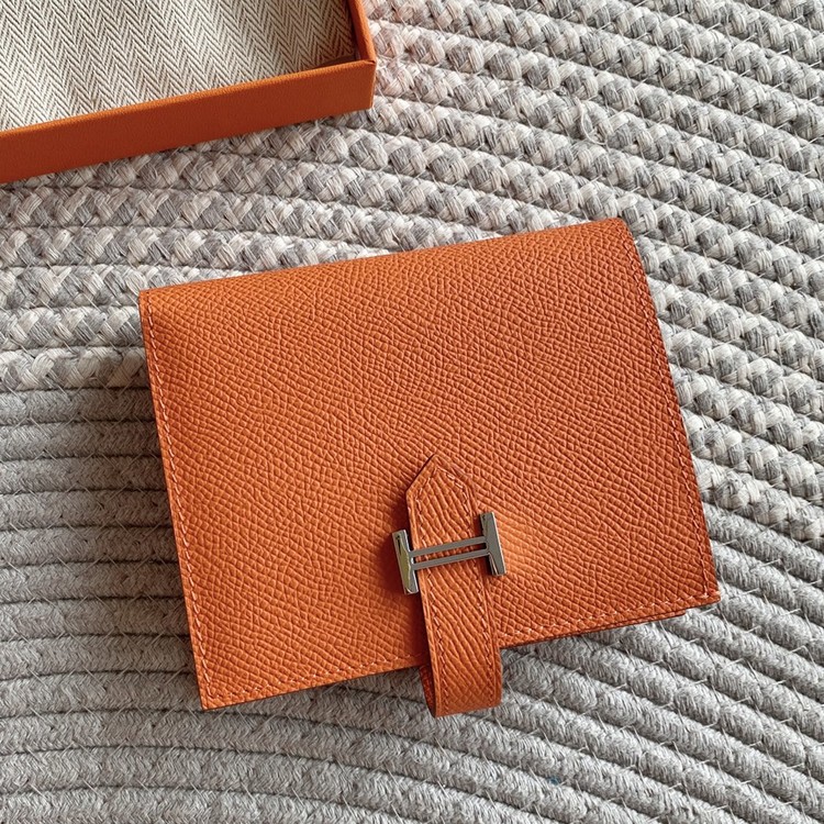 에르메스 베안 컴팩트 쉐브르 반지갑