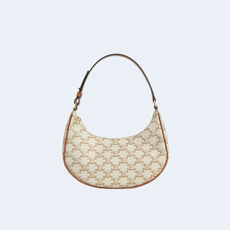 셀린느 트리옹페 아바 백 화이트 탠