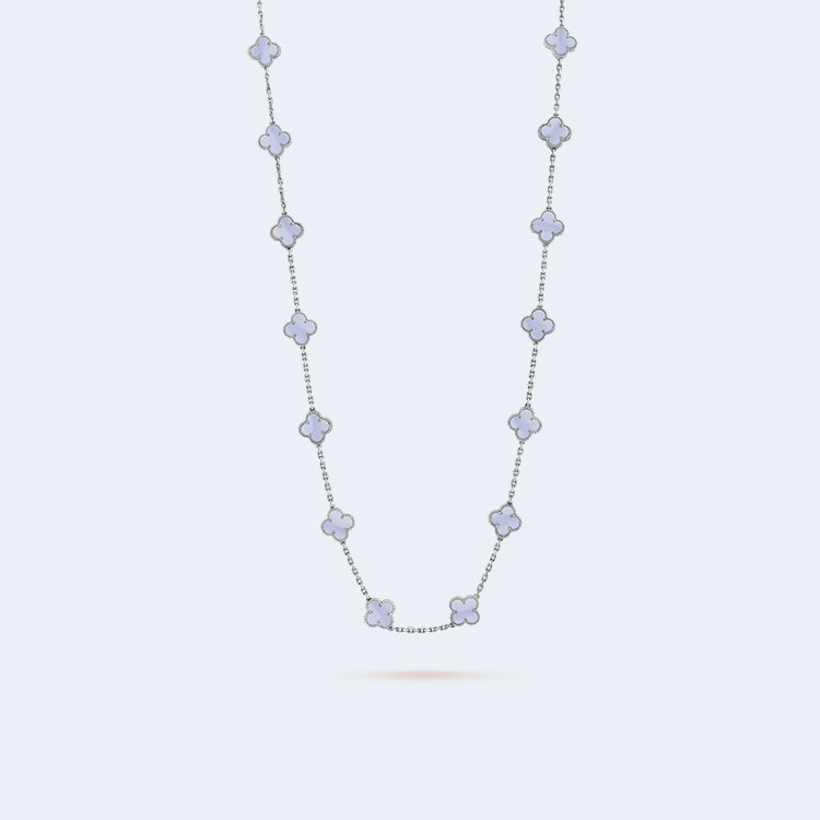 반클리프 앤 아펠 빈티지 알함브라 20 모티브 롱 목걸이