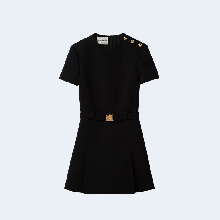 미우미우 그랑 드 뿌드르 미니 드레스