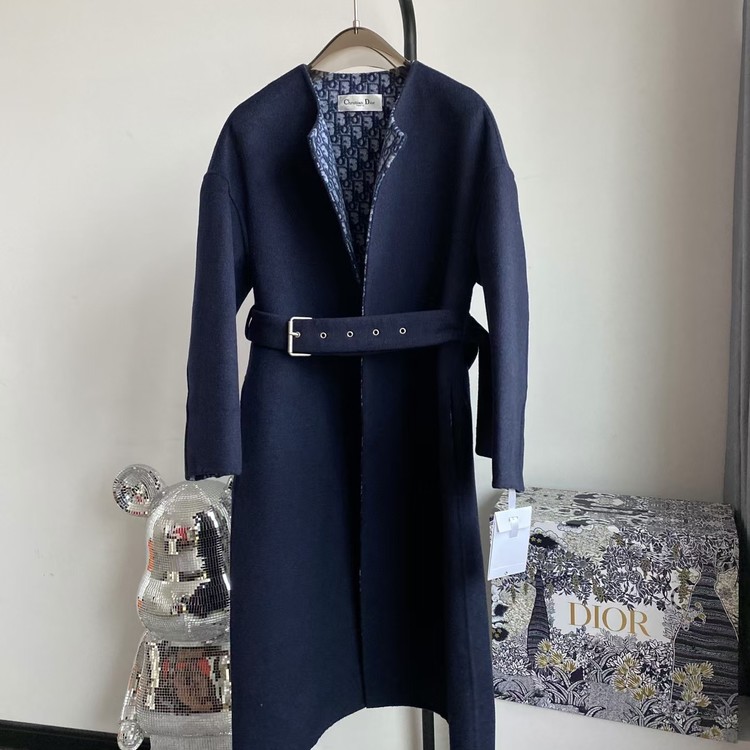 디올 캐시미어 트렌치 코트