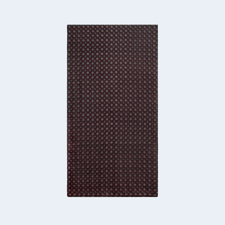 셀린느 비스코토 프린트 캐시미어 모슬린 보르도 스톨 스카프