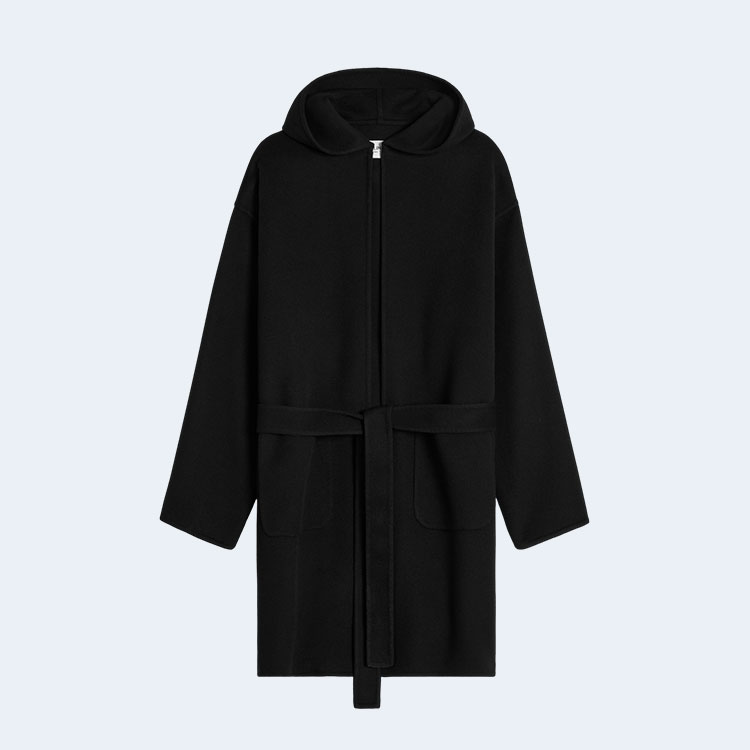 셀린느 더블 페이스 캐시미어 후드 코트