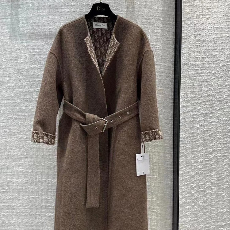디올 캐시미어 트렌치 코트