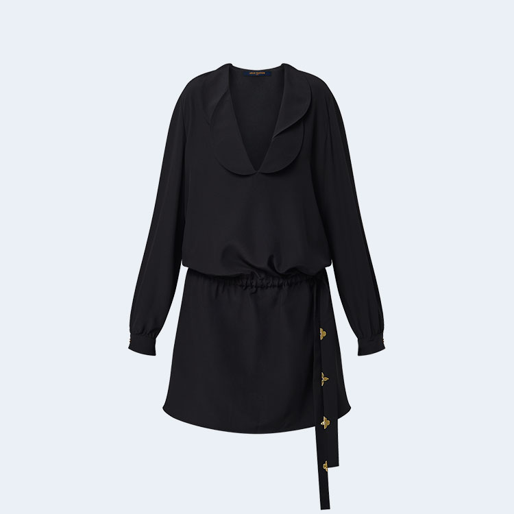 루이비통 모노그램 악센트 셔츠 드레스 1AC1FD