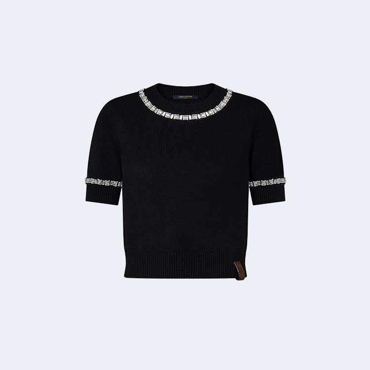 루이비통 비즈 트리밍 니트 탑 1AFOVG