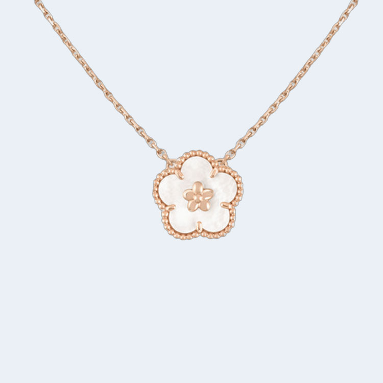 반클리프 앤 아펠 럭키 스프링 목걸이