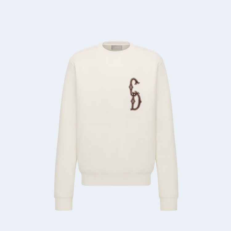 디올 인터레이스 스트레이트 맨투맨