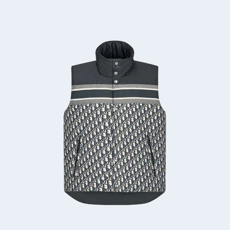 디올 리버시블 슬리브리스 다운 자켓