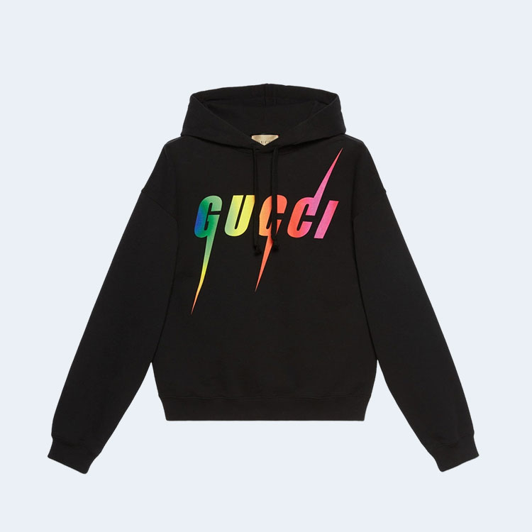 구찌 블레이드 프린트 코튼 스웨트셔츠