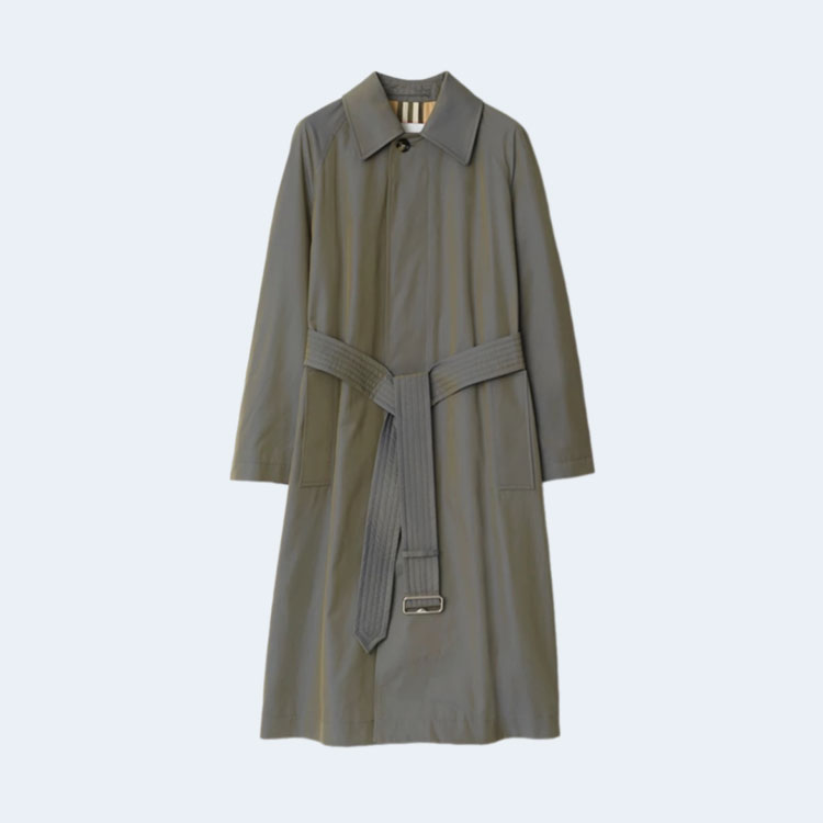 버버리 롱 코튼 카 코트