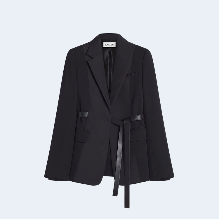 랑방 벨트 테일러드 자켓