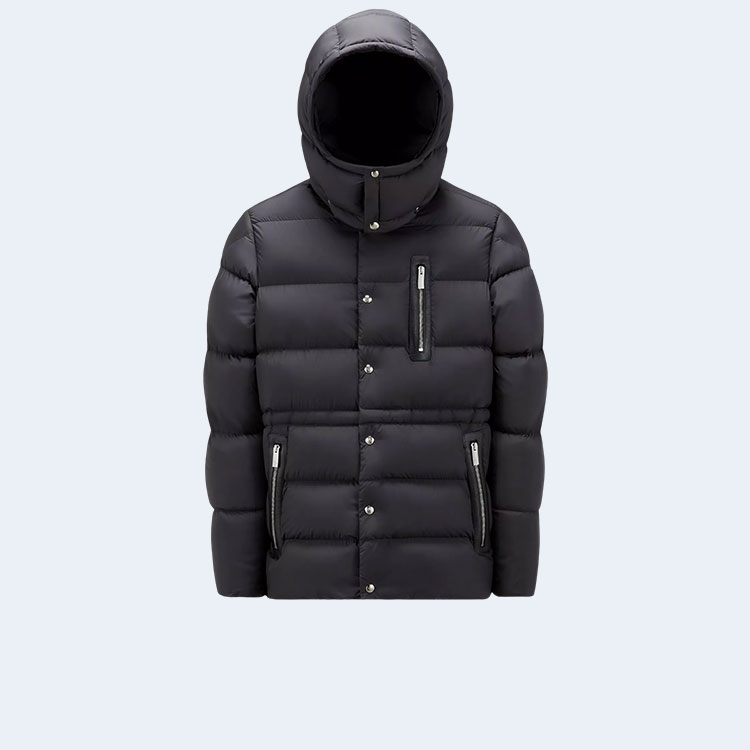 몽클레어 블랙 Bauges 쇼트 다운 자켓