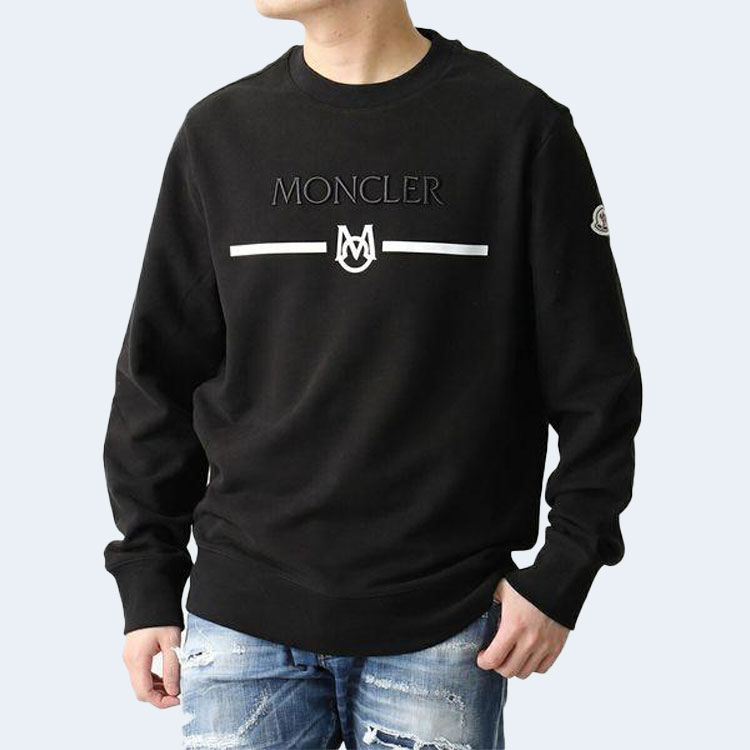 몽클레어 트리밍 맨투맨