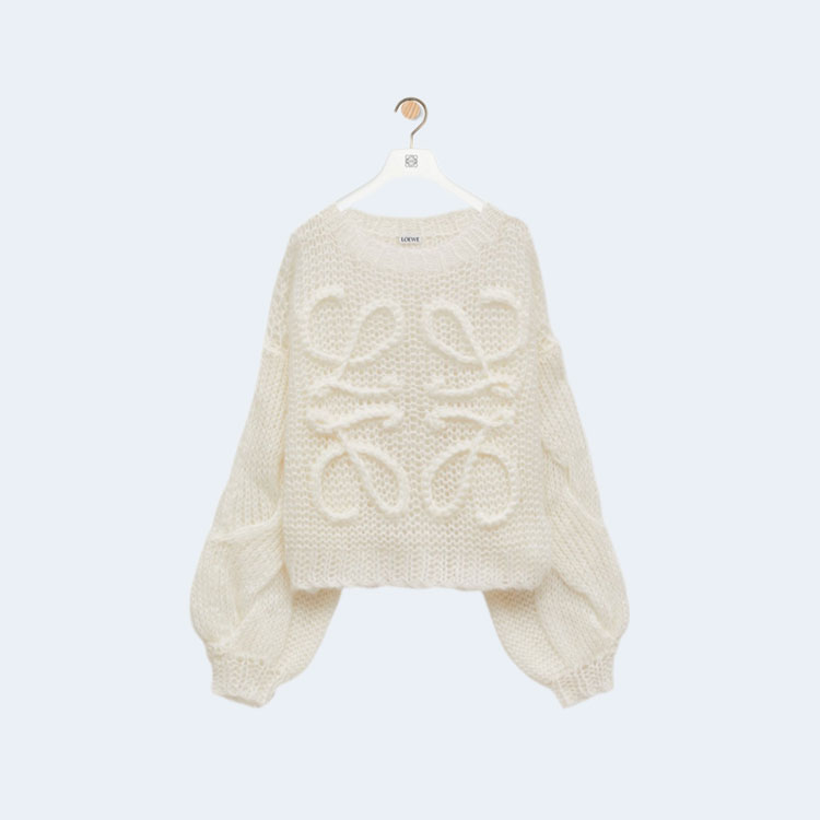 로에베 모헤어 애너그램 스웨터