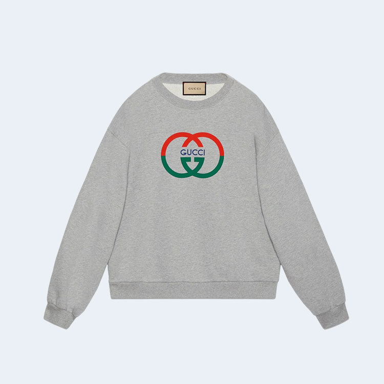 구찌 인터로킹 G 코튼 스웨트셔츠