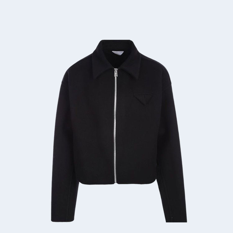 보테가 베네타 울 블루종 자켓