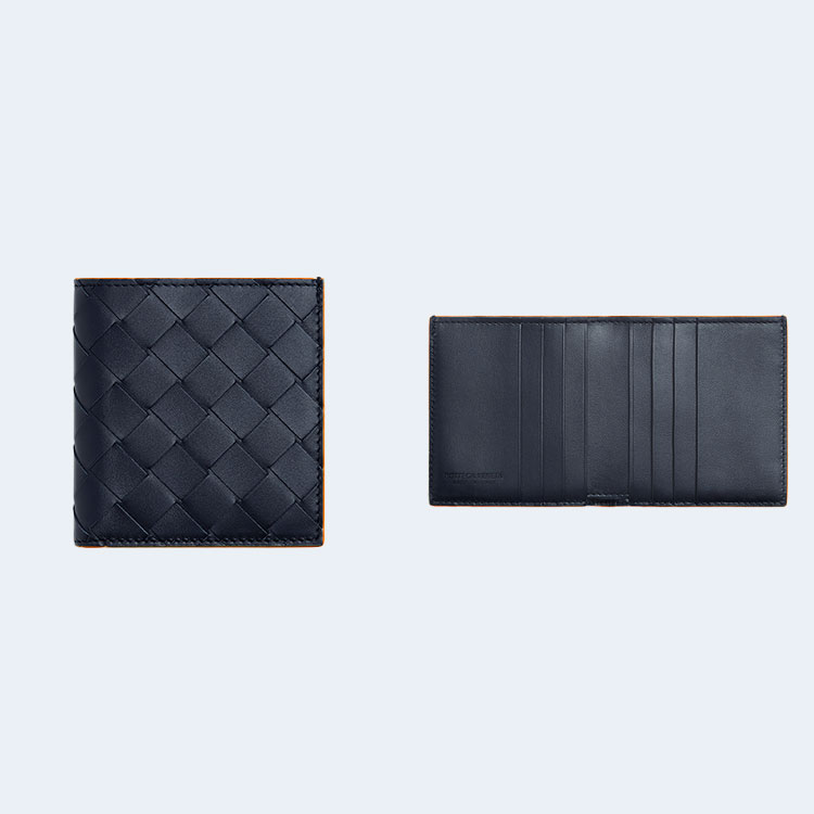 보테가 베네타 인트레치아토 슬림 폴더 지갑