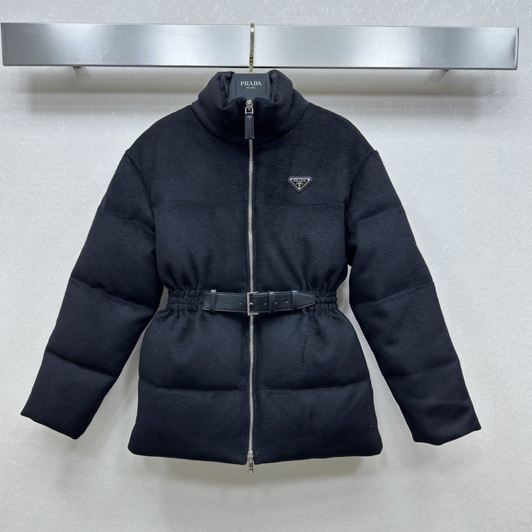 프라다 25FW 플란넬 다운 재킷(최신상)