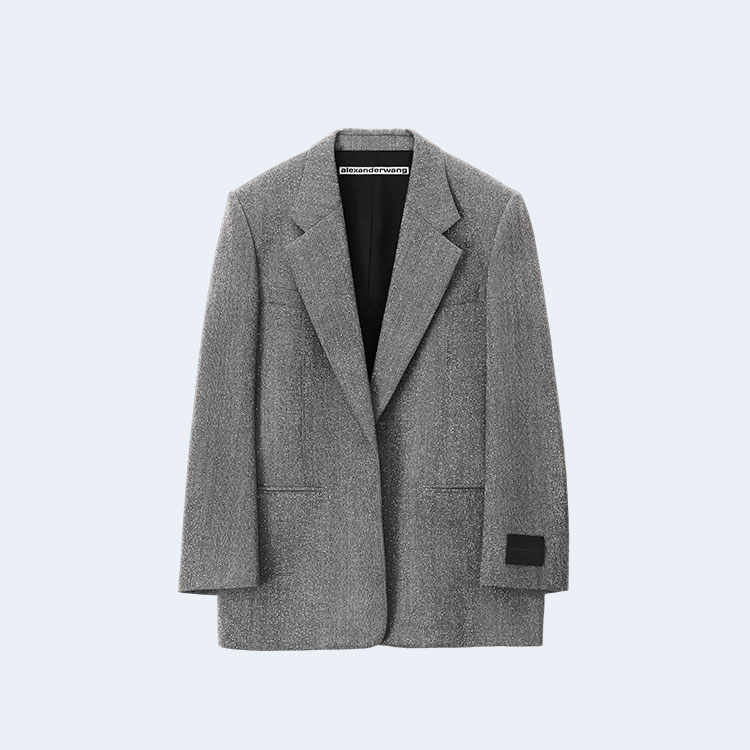 알렉산더왕 헤링본 테일러링 오버사이즈 블레이저