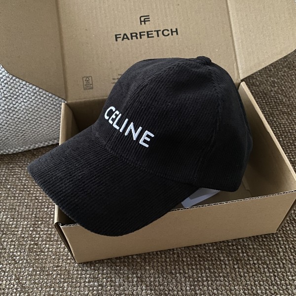 CELINE 셀린느 코듀로이 볼캡