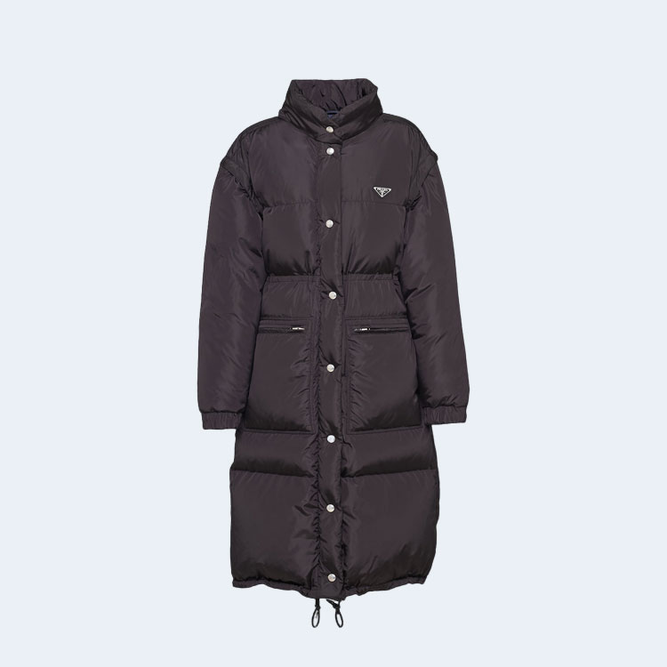 프라다 리나일론 다운 롱 패딩 자켓