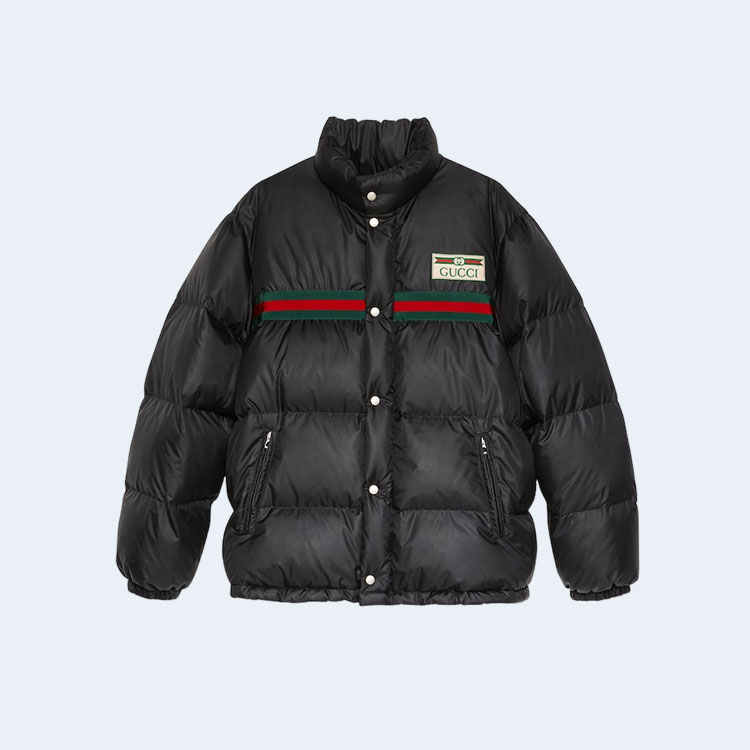 구찌 발수 다운 자켓 블랙