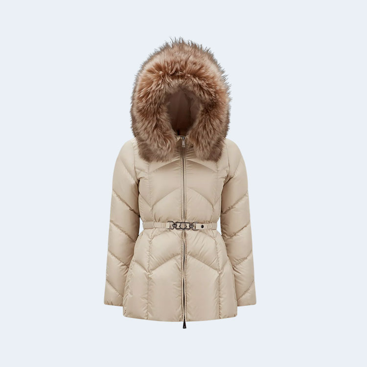 몽클레어 로리어트 쇼트 다운 자켓 베이지