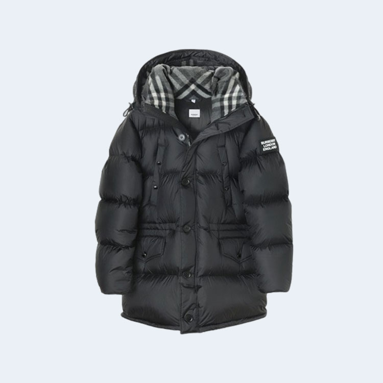 버버리 락우드 패딩 코트