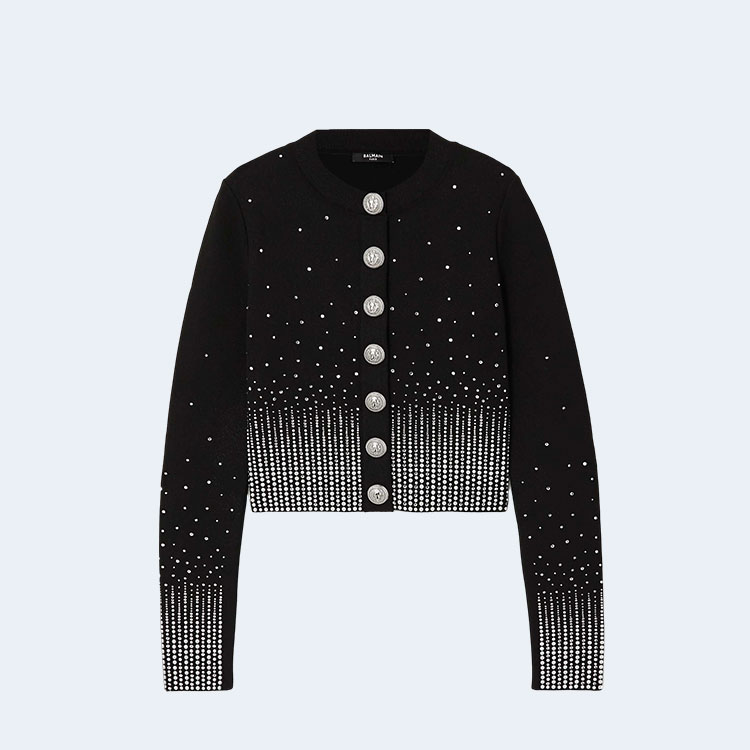 발망 크리스탈 엠벨리시드 니트 가디건