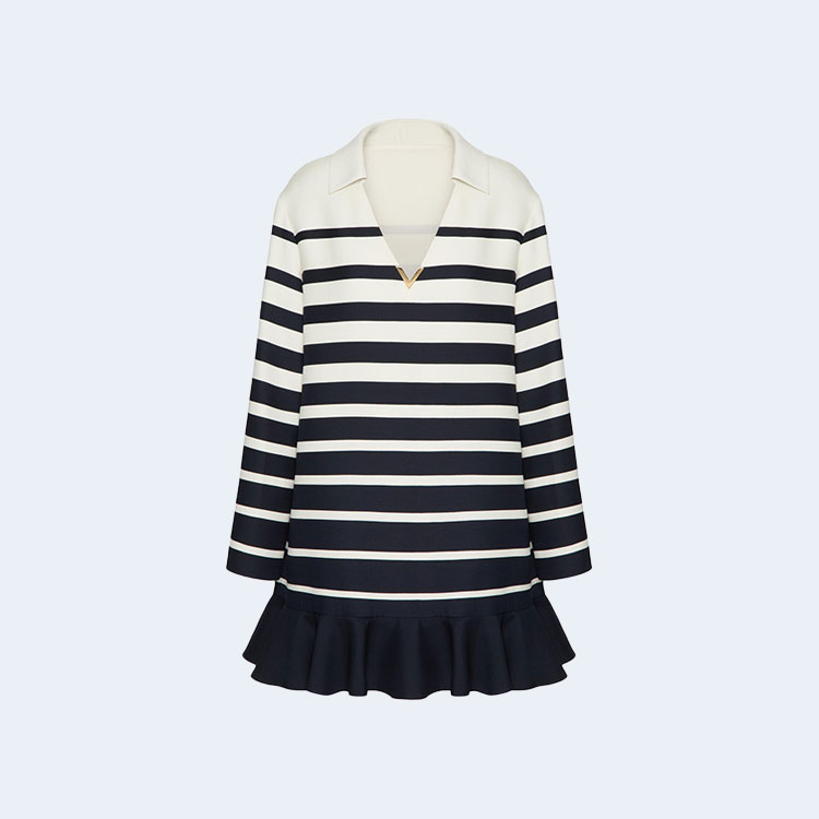 발렌티노 크레이프 쇼츠 드레스