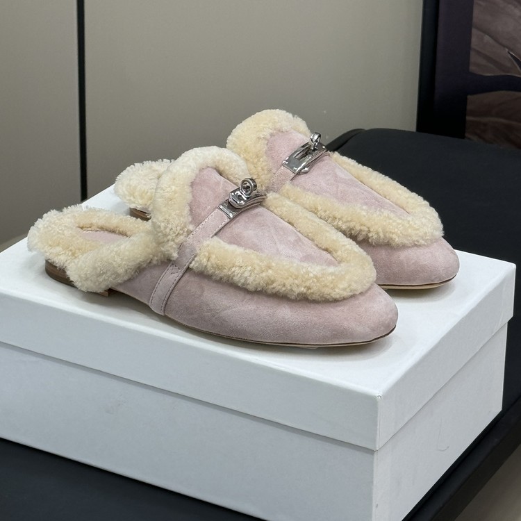 에르메스 오즈 뮬 핑크