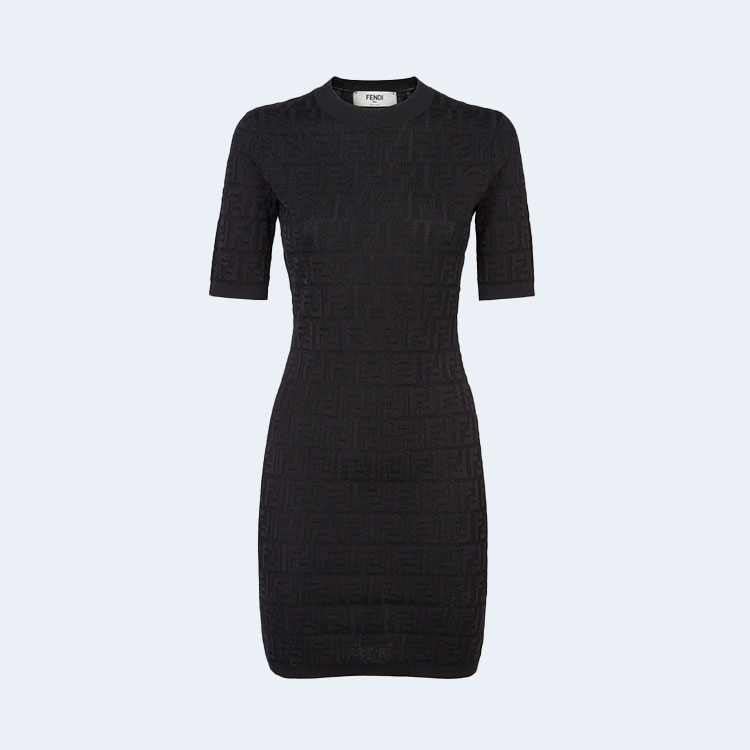 펜디 모노그램 블랙 드레스 원피스