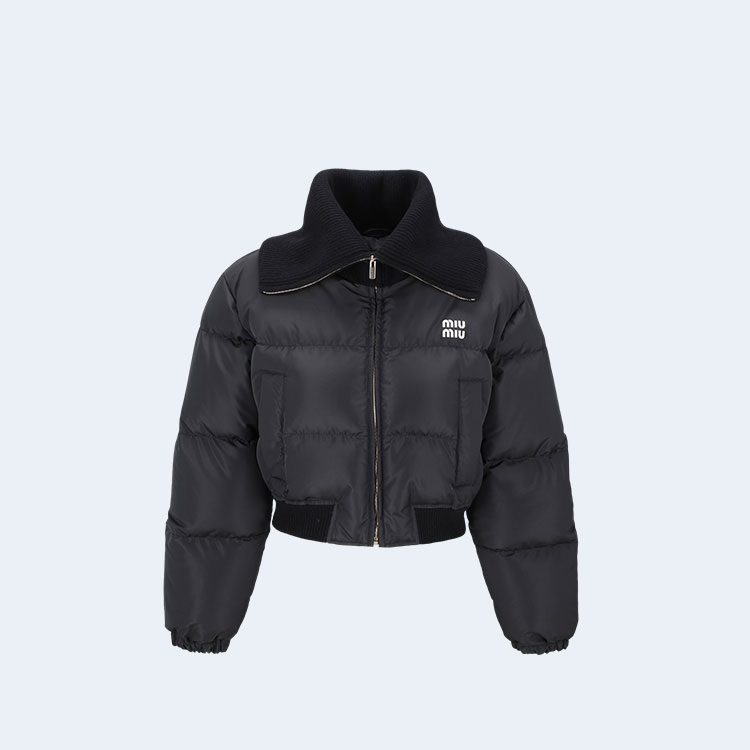 미우미우 크롭 다운 자켓
