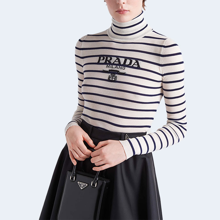 프라다 슈퍼파인 울 터틀넥 스웨터