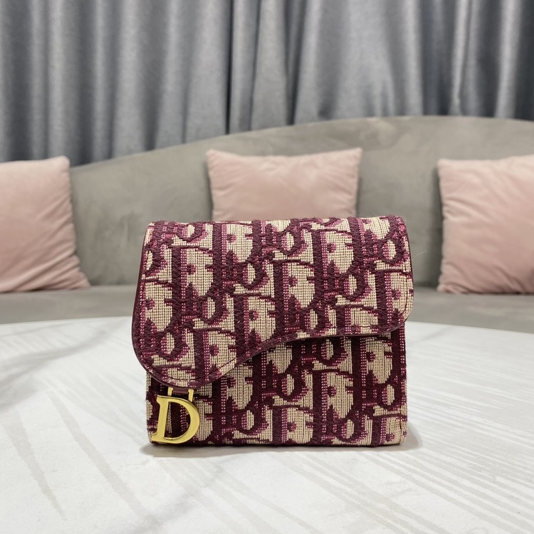 디올 오블리크 반지갑