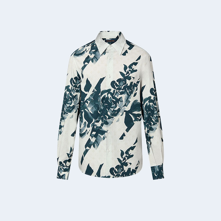 루이비통 롱 슬리브 프린티드 셔츠