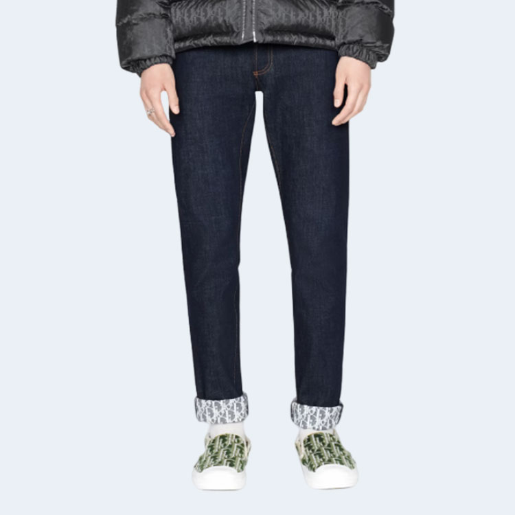 디올 오블리크 슬림핏 진